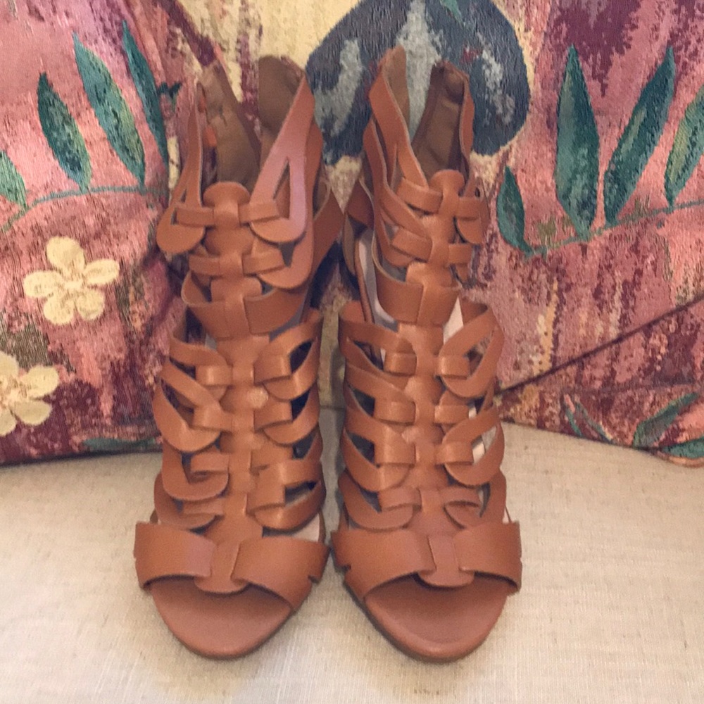 Tan colored heels